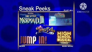 Sneak Peeks Menu to Peter Pan: Special Edition 2007 DVD (January 30, 2007 version)