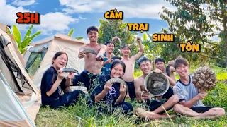 Anh Ba Phai | Thử Thách 25H Cắm Trại Sinh Tồn | 25H Camping