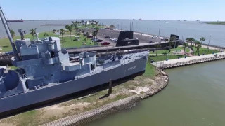 Seawolf Park on Galveston Island, Texas