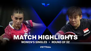 Takahashi Bruna vs Lin Ye | WTT Star Contender Doha 2021 | WS |  R32