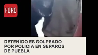 Policía golpea a detenido en separos de Puebla - Las Noticias