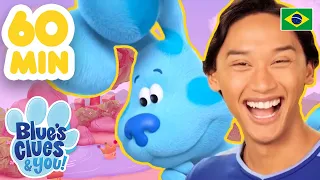 Pistas de Blue e Você | 1 HORA de brincadeiras sem parar com a Blue e o Josh! | Nickelodeon Brasil