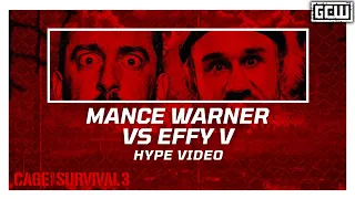 GCW - Mance Warner vs Effy V [CAGE OF SURVIVAL MATCH] | HYPE VIDEO | #GCWCOS3