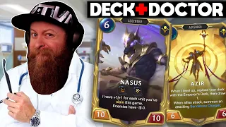 Competitive Mono Shurima! Runeterra's Deck Doctor Ep.2 - Empires of The Ascended New Decks