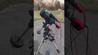 Here is my new telescope setup, the Celestron C8 XLT! Watch to the end to see a shot of Orion!