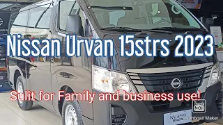 Nissan Urvan 15strs 2023 black
