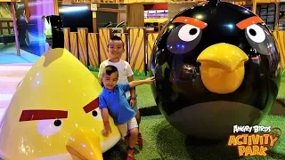 Biggest Angry Birds Indoor Activity  Park Fun Childrens Video CKN