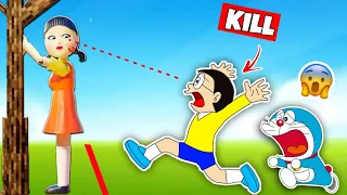 Nobita And Doremon Join Squid Game | Shinchan And Nobita Game | Funny Game