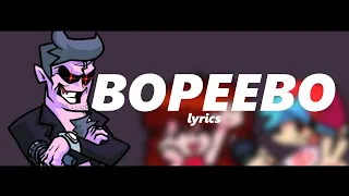 Friday Night Funkin’ | “Bopeebo” Lyrics