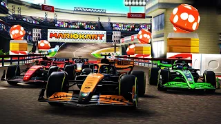 RACING F1 24 CARS AROUND MARIO KART TRACKS! - The F1 Mario Bros Cup