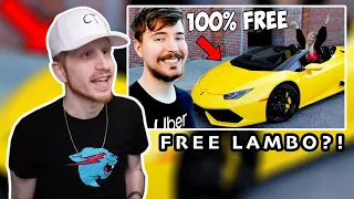 Joey Nato Reacts to I Uber’d People And Let Them Keep The Car | Mr Beast