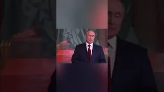 Владимир Путин на пасхальной службе в храме Христа Спасителя.