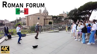 Roman Forum ( Foro Romano) walking tour 2022 ROME , ITALY - 4K/60 FPS Ultra Hd