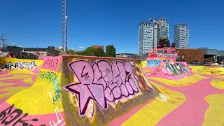 Graffiti bombing in Helsinki. Rebel813. Tags and Throwups . 4K 2022