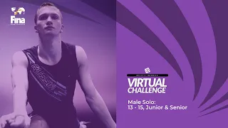 First ever Artistic Swimming Virtual Challenge | Male Solo: 13-15, Junior & Senior