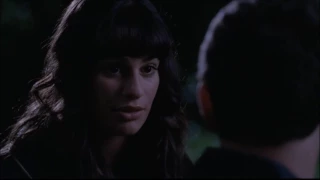 Glee - Rachel prays outside with Finn 2x03