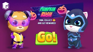 Talking Tom Hero Dash - Pumpkin Rush Event Gameplay Walkthrough - Tom, Angela, Ben, Hank & Ginger