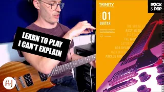 TRINITY ELECTRIC GUITAR GR 1 -  I CAN'T EXPLAIN LESSON