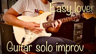 Easy lover - Phil Collins (Guitar solo improv)