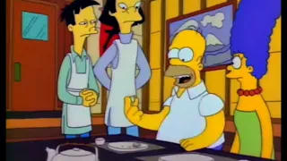 Homer eats Fugu