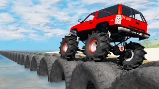 Extreme Car Suspension Test - Beamng drive