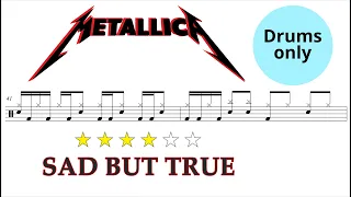 Metallica - Sad But True [FOR PRACTICE]