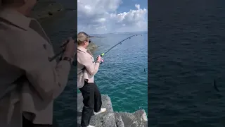 Fishing for mackerel at home in Cornwall!