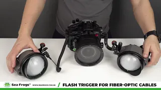 Flash trigger for fiber-optic cables