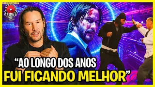 KEANU REEVES E O TREINAMENTO PARA JOHN WICK 3- PARABELLUM | ENTREVISTA LEGENDADA