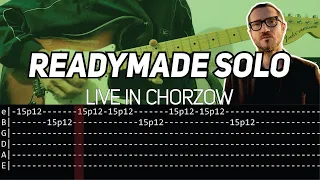 RHCP - Readymade solo Live in Chorzow (Guitar lesson with TAB)