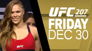 UFC 207: Nunes vs Rousey - Weigh-in Recap