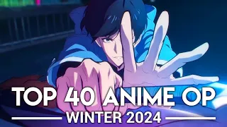 My Top 40 Anime Openings - Winter 2024