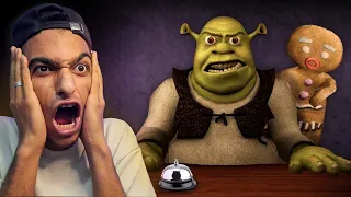 محاوله الهروب من فندق شريك الجزء الثاني 😳 | five nights at shrek's hotel 2