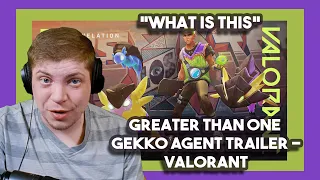 *What is this?* GREATER THAN ONE // Gekko Agent Trailer - VALORANT | Chicago Reacts