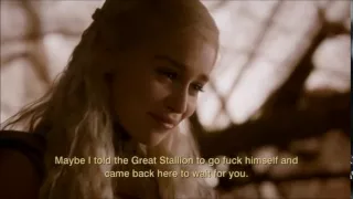 GoT - Daenerys meets Rhaego and Drogo in a vision