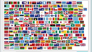 ALL COUNTRIES FLAG ( IN one Video). Awesome