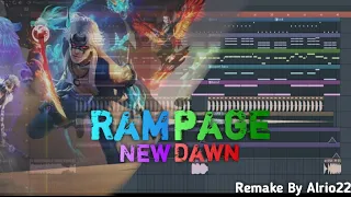 Dimtri Vegas & Like Mike - RAMPAGE (DROP remake by Alrio22)  FL Studio