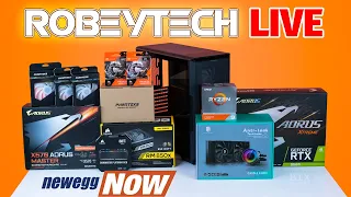 How To Build a PC - NeweggNow - Giveaways + $4000 Build Ryzen 3950x / 2080Ti in P500a | Robeytech