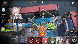 [Arknights] Simple MN-EX-8 CM Low Star Clear with Ceylon & Surtr (With drone achievement)