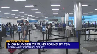Record-high number of guns found at BNA in 2021