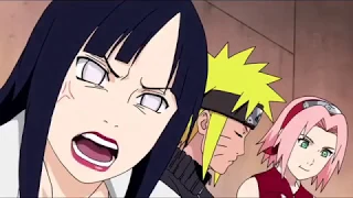 Hinata threatens Neji with removing his eyes