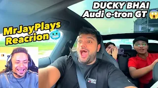 MrJayPlays Reaction On Ducky Bhai New Car Audi e-tron GT😱|| Ducky Bhai Family Reaction🥶||