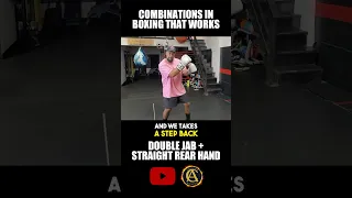 Combinations In Boxing That Works: DOUBLE JAB + STRAIGHT REAR HAND