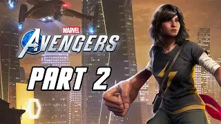 Marvel's Avengers - Gameplay Walkthrough Part 2 (No Commentary, PS4 PRO)