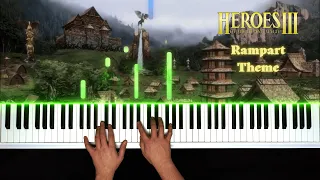 Heroes of Might and Magic 3 - Rampart Theme | Piano Cover