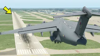 C-17 Globemaster Pilot Got Demoted For This Landing [XP11]