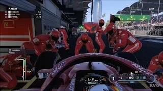 F1 2018 - Baku City Circuit - PIT Stop Gameplay (PC HD) [1080p60FPS]