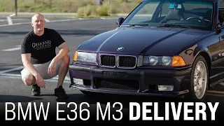 Taking Delivery of the New BMW E36 M3 Project - Techno Violet over M-Cross!! 1 of 6