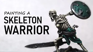 Painting a SKELETON WARRIOR!