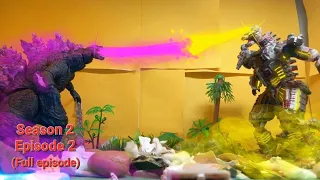 Godzilla vs. Kiryu, Season 2 Episode 2, an epic battle stop motion. (full episode)
